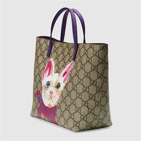 gucci bag cat|gucci tote with cat.